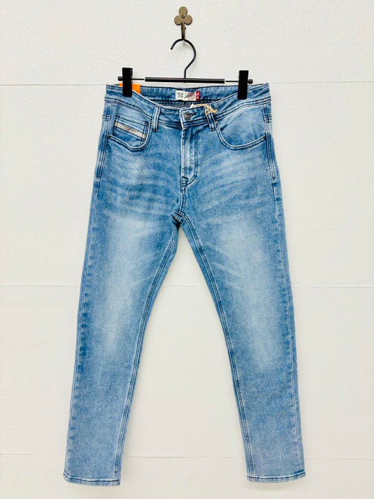 Jeans slavato Slim 2695