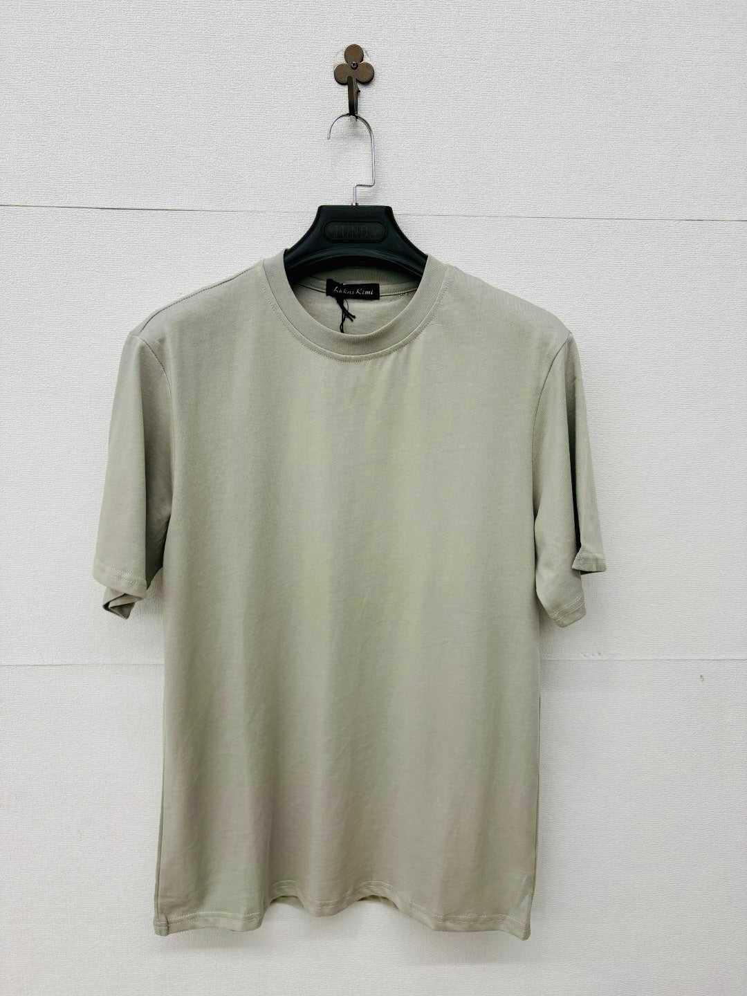 T-shirt oversize grigia basica 2702