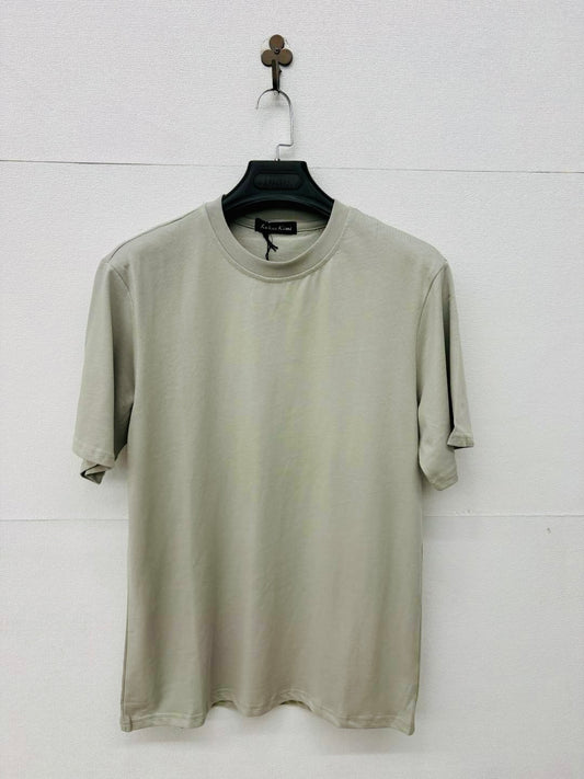 T-shirt oversize grigia basica 2702