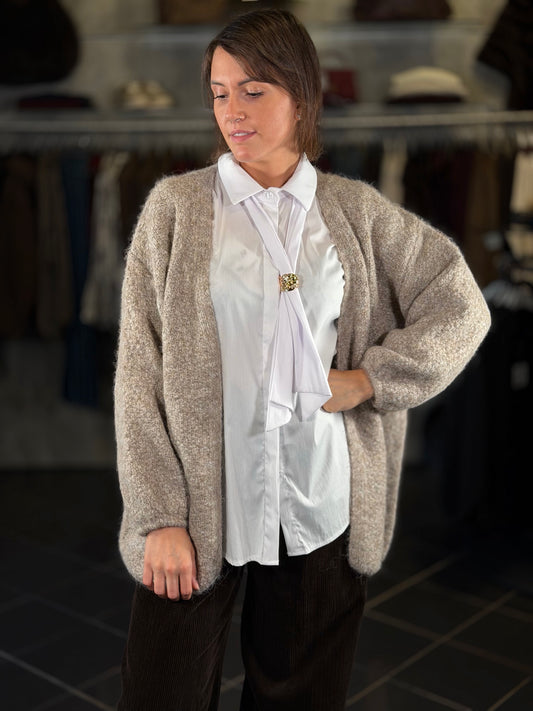 Cardigan beige in taglia unica 2459