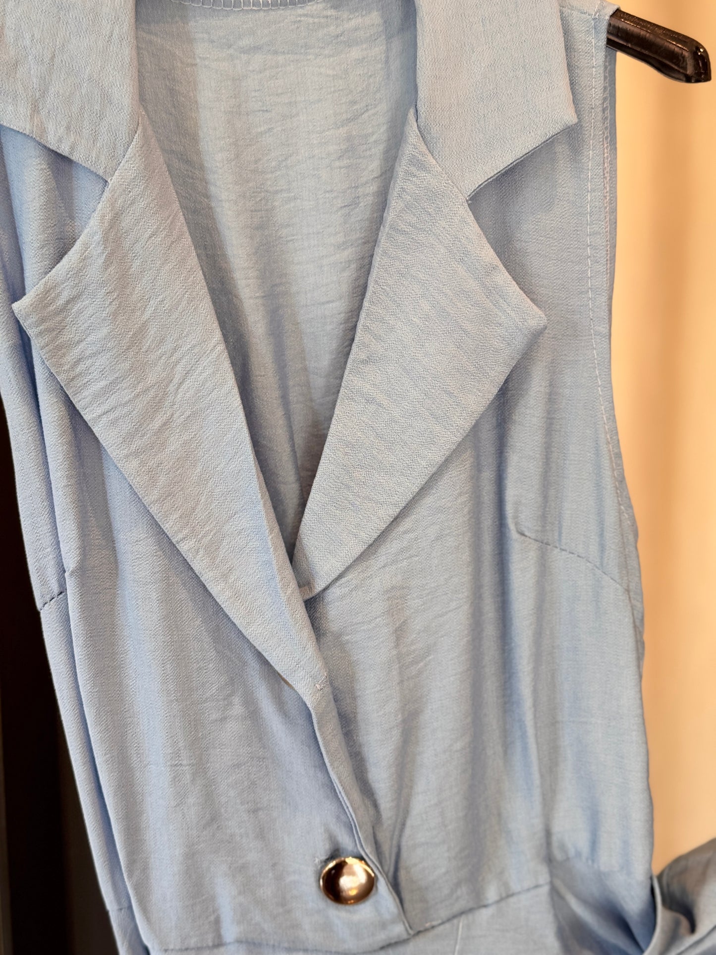 Abitino azzurro con sotto pantaloncino in taglia unica 2939