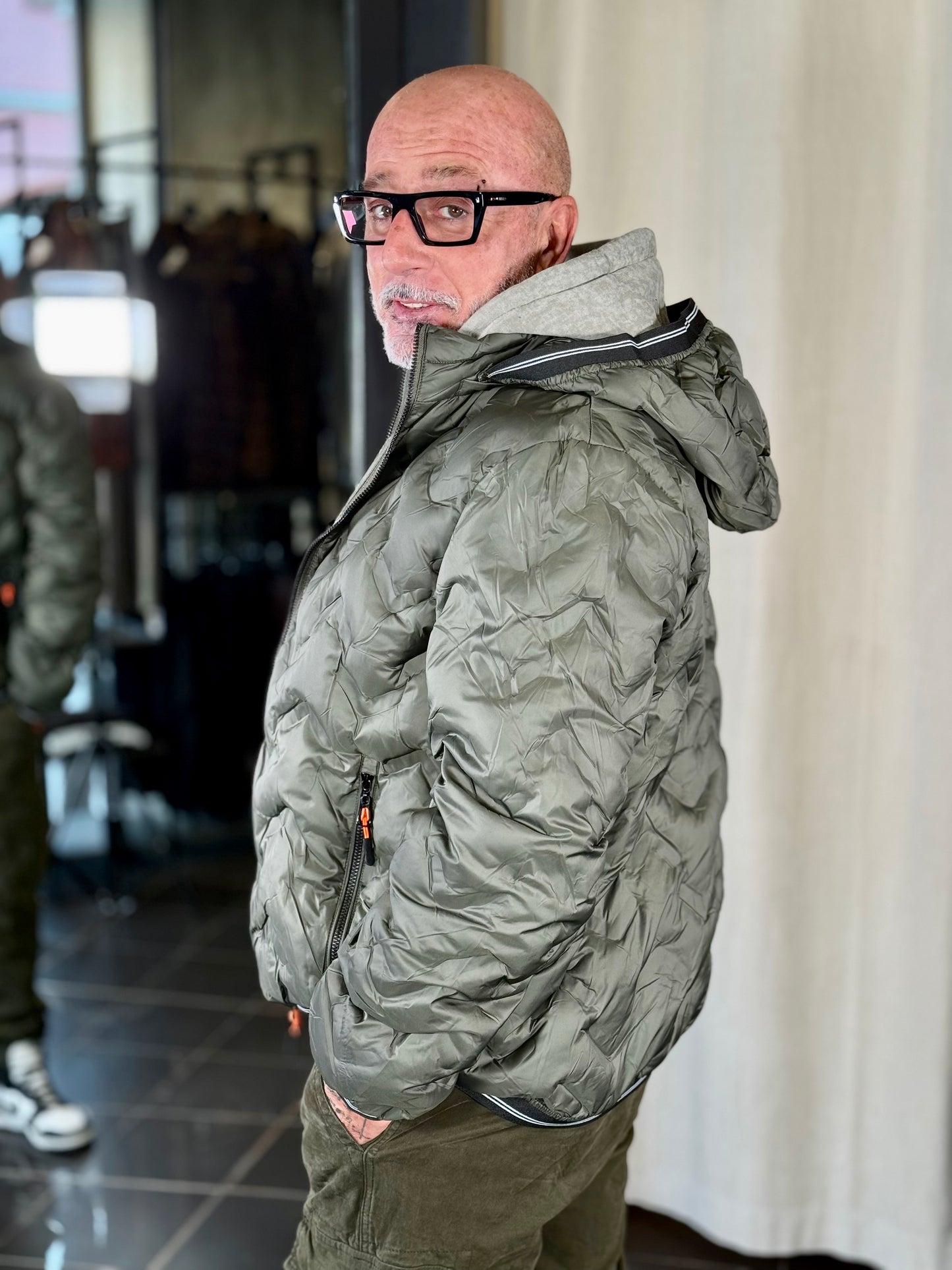 Piumino 100g verde militare 2147