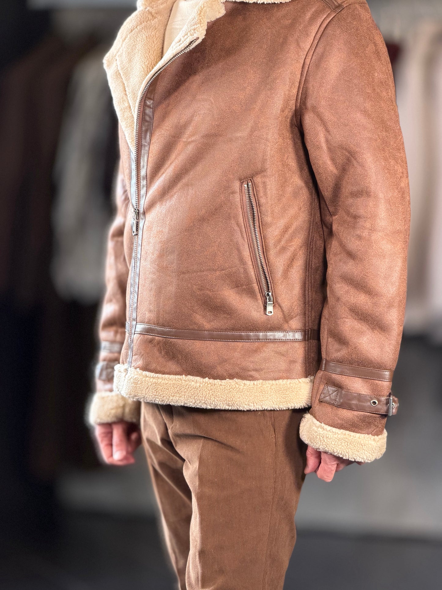 Montone ecologico marrone 2589