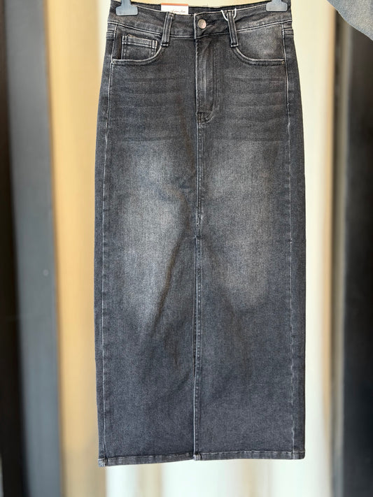 Longuette in jeans grigio 2563