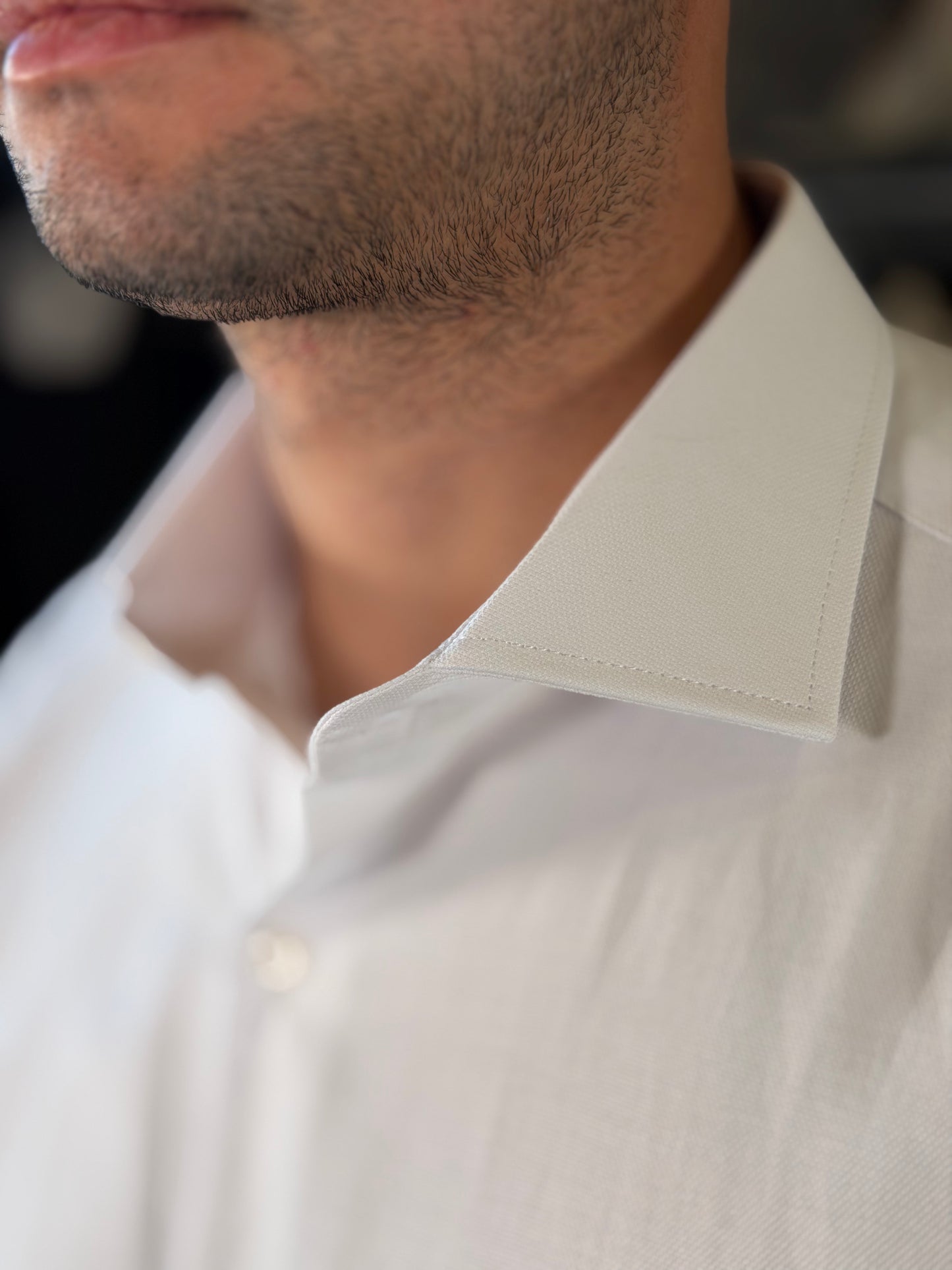 Camicia in cotone Oxford bianca 2275