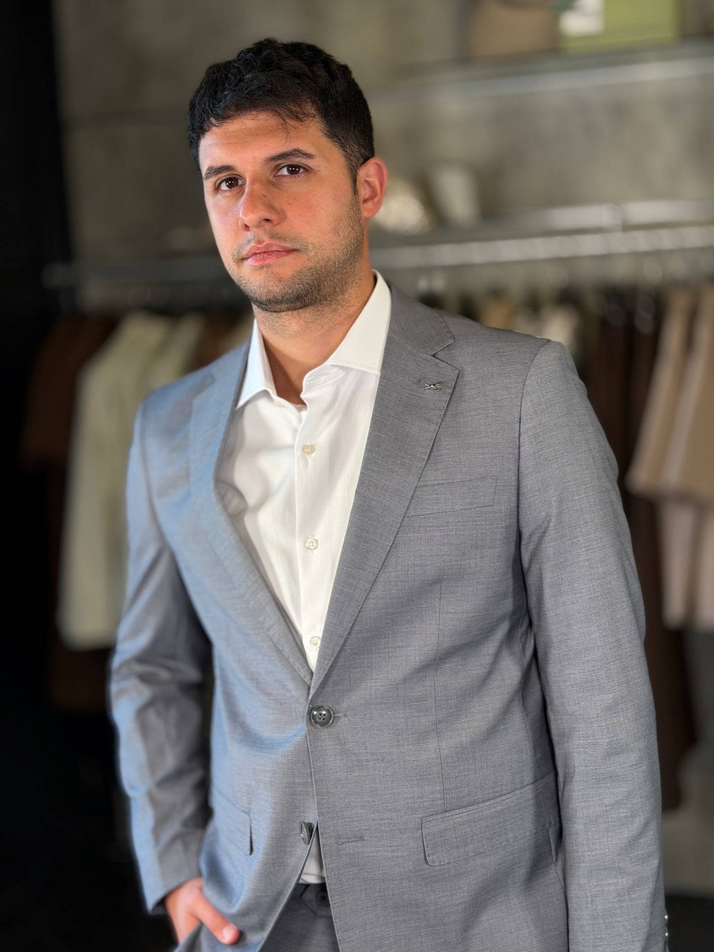 Abito grigio medio (Giacca + Pantalone) 2268