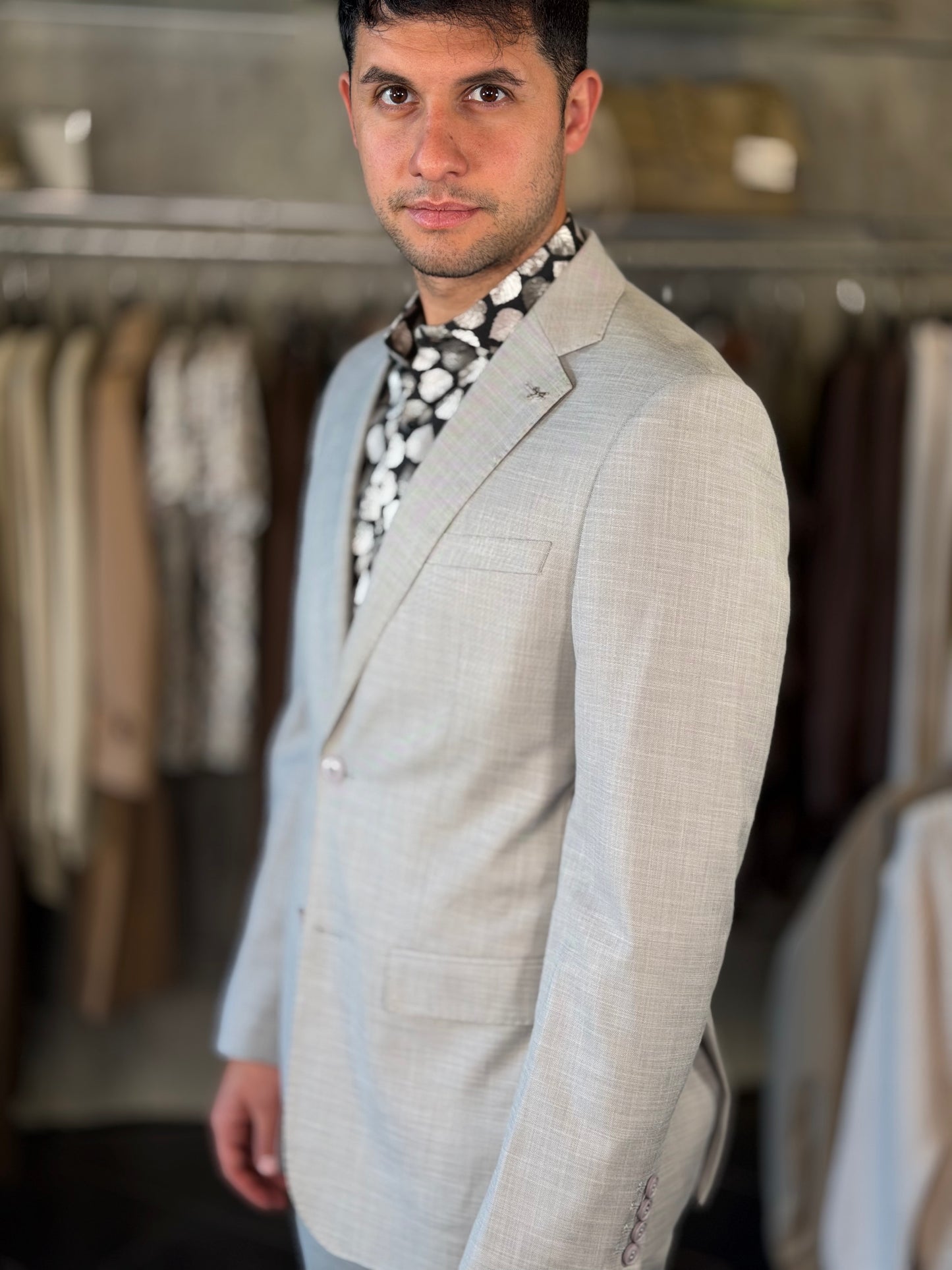 Abito grigio chiaro(Giacca + Pantalone) 2265