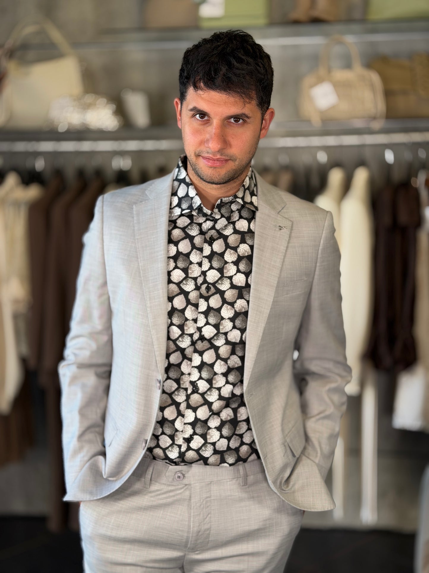 Abito grigio chiaro(Giacca + Pantalone) 2265