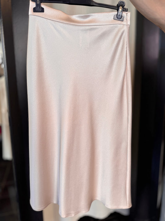 Gonna oro effetto raso 2653