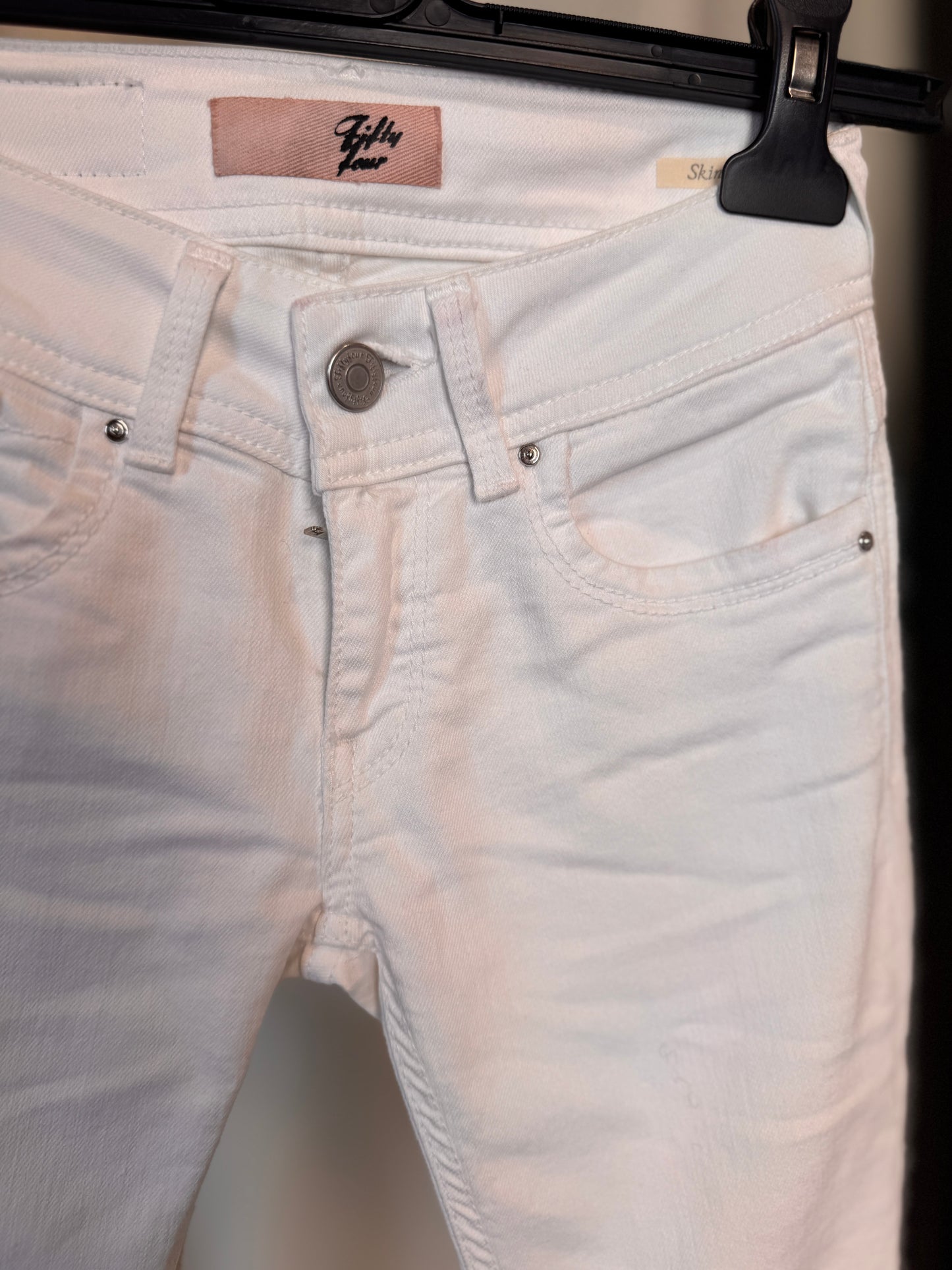 Jeans skinny bianco 2663