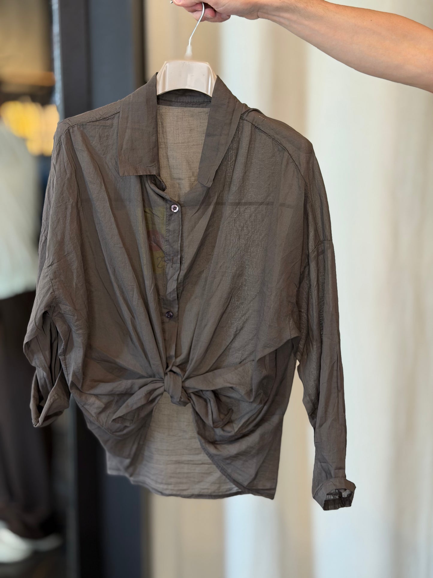 Camicia marrone in taglia unica 2794