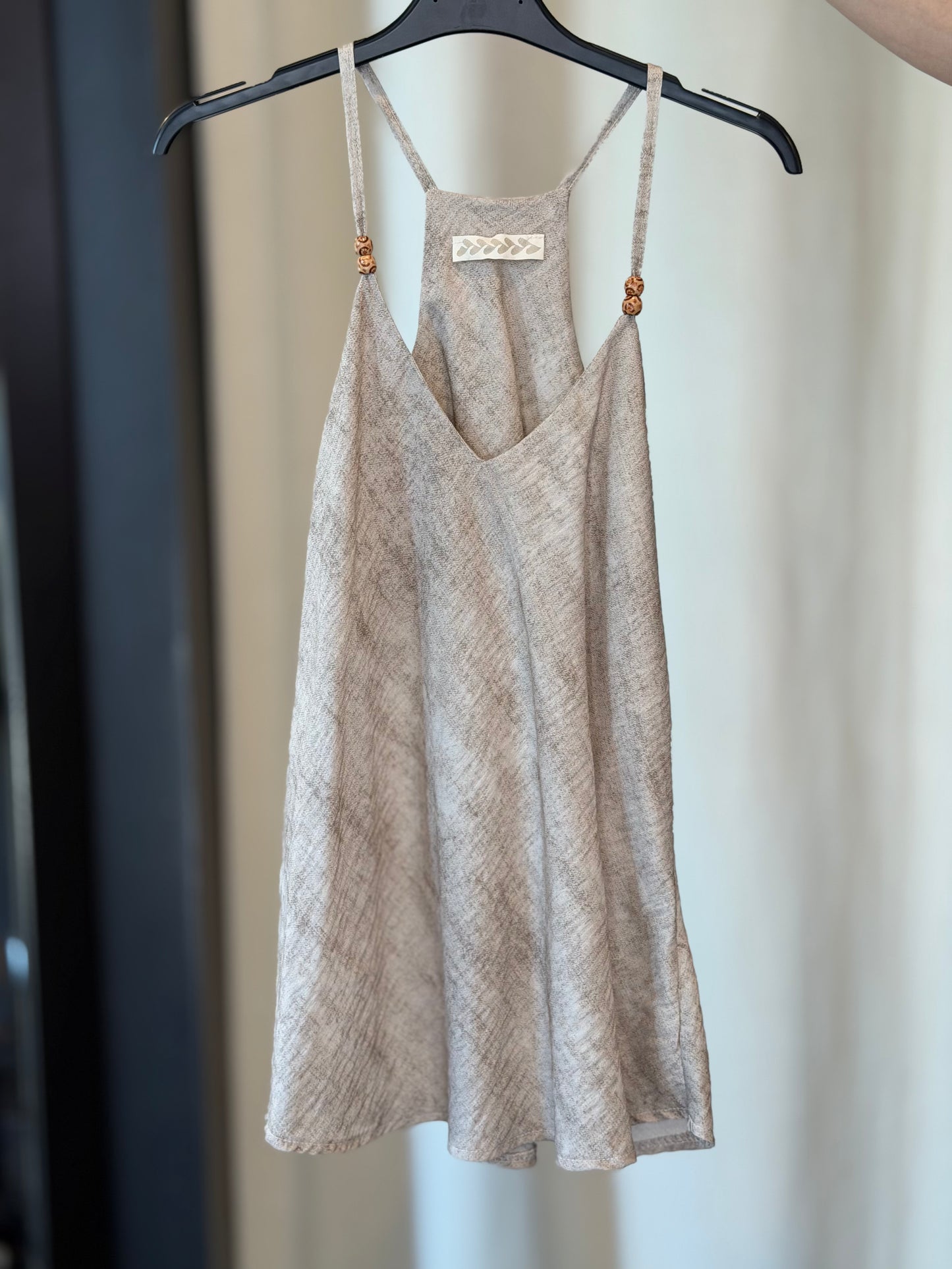 Canottiera beige in taglia unica 2807