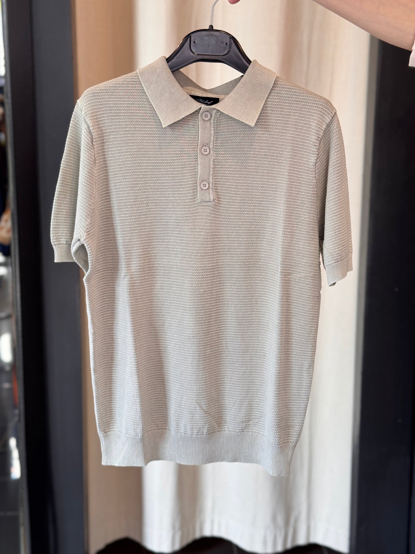 Polo in filo grigia 2834