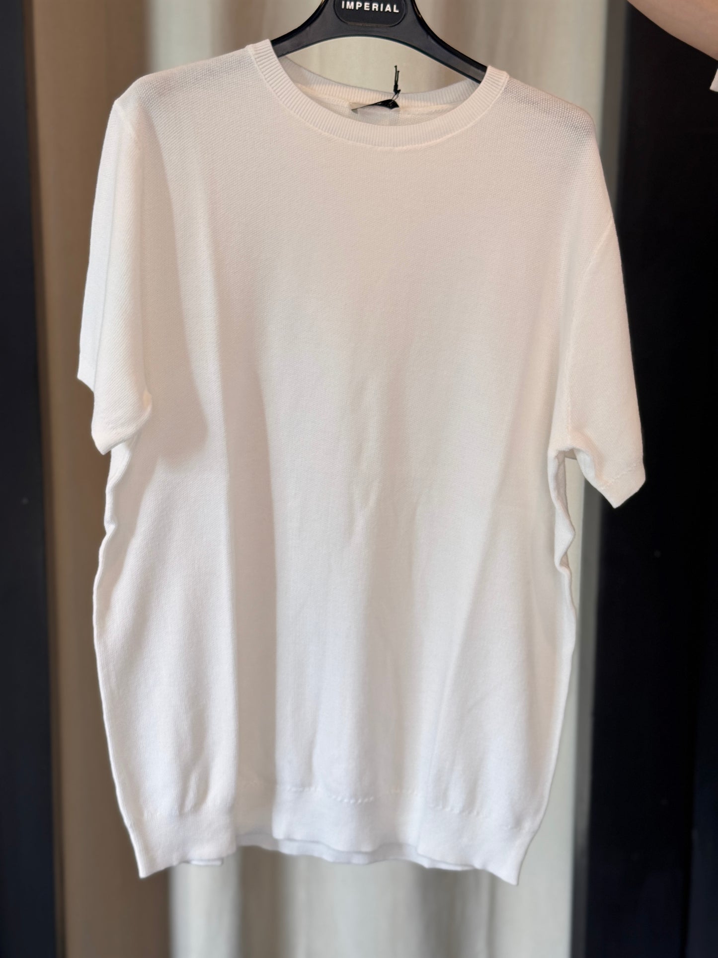 T-shirt in filo bianca 2830