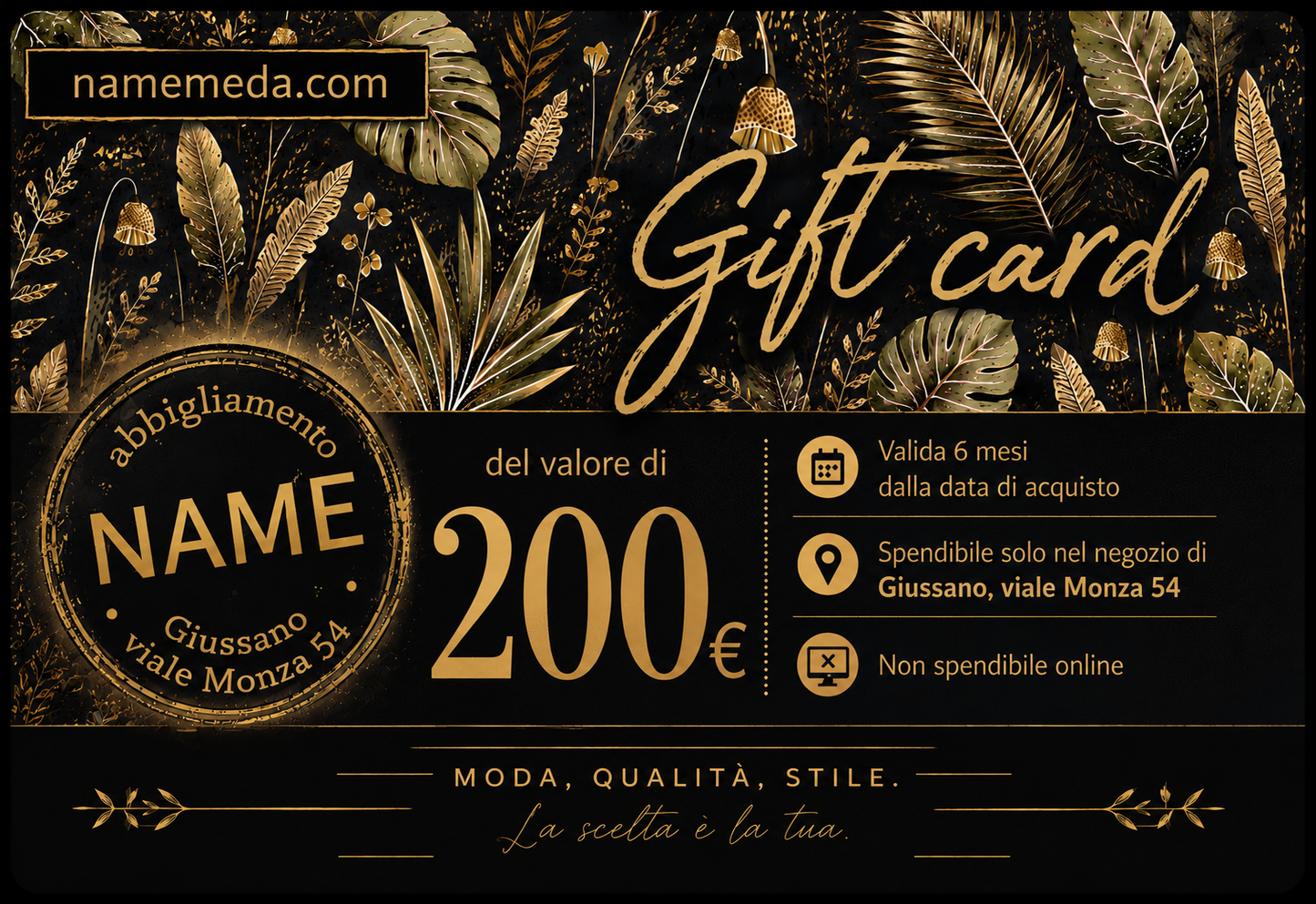 Giftcard 200€